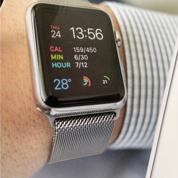 Apple Watch Mesh band 42-44 mm Stainless steel Unisex - Picture 5 of 6